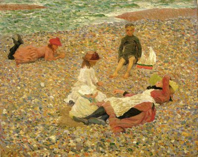 Knikkeren, Walberswick, 1888-89 door Philip Wilson Steer